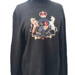 Ralph Lauren royal crest logo wool cashmere sweater m